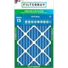 imageFilterbuy 12x30x2 Air Filter MERV 13 Optimal Defense 1Pack Pleated HVAC AC Furnace Air Filters Replacement Actual Size 1150 x 2950 x 175 Inches