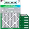 imageFilterbuy 10x15x2 Air Filter MERV 8 Dust Defense 6Pack Pleated HVAC AC Furnace Air Filters Replacement Actual Size 950 x 1450 x 175 Inches