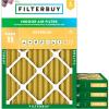 imageFilterbuy 10x16x2 Air Filter MERV 11 Allergen Defense 4Pack Pleated HVAC AC Furnace Air Filters Replacement Actual Size 950 x 1550 x 175 Inches