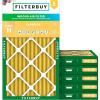 imageFilterbuy 12x22x2 Air Filter MERV 11 Allergen Defense 6Pack Pleated HVAC AC Furnace Air Filters Replacement Actual Size 1200 x 2200 x 175 Inches