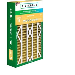 imageFilterbuy 20x25x5 Air Filter MERV 11 Allergen Defense 1Pack Pleated HVAC AC Furnace Air Filters for Honeywell FC100A1037 Lennox X6673 Carrier ampamp More Actual Size 1988 x 2475 x 438 Inches16x26x5
