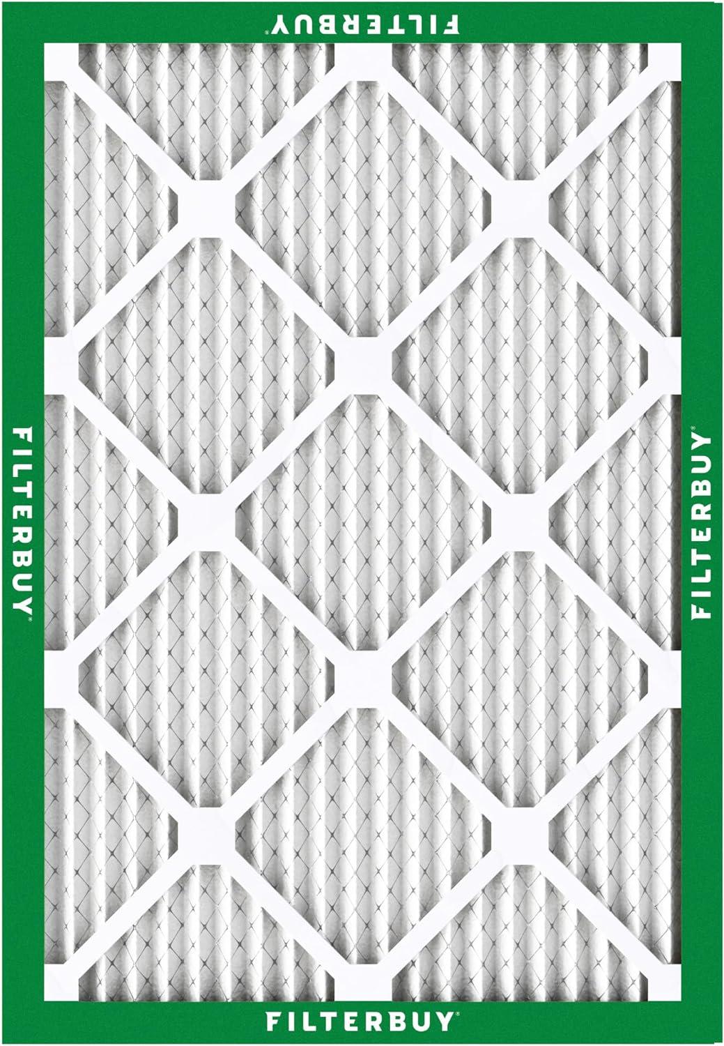 imageFilterbuy 21x215x1 Air Filter MERV 8 Dust Defense 2Pack Pleated HVAC AC Furnace Air Filters Replacement for Trane and American Standard Actual Size 2000 x 2113 x 075 Inches
