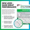 imageFilterbuy 10x14x2 Air Filter MERV 8 Dust Defense 4Pack Pleated HVAC AC Furnace Air Filters Replacement Actual Size 950 x 1350 x 175 Inches