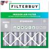 imageFilterbuy 10x10x4 Air Filter MERV 8 MPR 700 Dust Defense Replacement 1Pack Electrostatic Pleated HVAC AC Furnace Filters Made in USA Actual Size 950 x 950 x 363