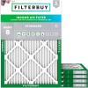 imageFilterbuy 10x15x1 Air Filter MERV 8 Dust Defense 5Pack Pleated HVAC AC Furnace Air Filters Replacement Actual Size 950 x 1450 x 075 Inches