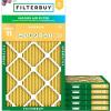 imageFilterbuy 10x28x1 Air Filter MERV 11 Allergen Defense 6Pack Pleated HVAC AC Furnace Air Filters Replacement Actual Size 950 x 2750 x 075 Inches