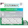 imageFilterbuy 115x115x1 Air Filter MERV 8 Dust Defense 3Pack Pleated HVAC AC Furnace Air Filters Replacement Actual Size 1150 x 1150 x 075 Inches