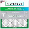 imageFilterbuy 1325x1325x1 Air Filter MERV 8 Dust Defense 1Pack Pleated HVAC AC Furnace Air Filters Replacement Actual Size 1325 x 1325 x 075 Inches