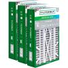 imageFilterbuy 145x27x5 Air Filter MERV 8 Dust Defense 3Pack Pleated HVAC AC Furnace Air Filters for Trane American Standard Honeywell and Accumulair Actual Size 1406 x 2613 x 497 Inches145x27x5