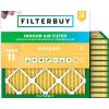 imageFilterbuy 1525x1525x1 Air Filter MERV 11 Allergen Defense 12Pack Pleated HVAC AC Furnace Air Filters Replacement Actual Size 1525 x 1525 x 075 Inches