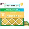 imageFilterbuy 1525x1525x1 Air Filter MERV 11 Allergen Defense 3Pack Pleated HVAC AC Furnace Air Filters Replacement Actual Size 1525 x 1525 x 075 Inches