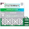 imageFilterbuy 1525x1525x2 Air Filter MERV 8 Dust Defense 4Pack Pleated HVAC AC Furnace Air Filters Replacement Actual Size 1525 x 1525 x 175 Inches