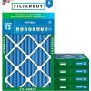 imageFilterbuy 1725x2925x2 Air Filter MERV 13 Optimal Defense 5Pack Pleated HVAC AC Furnace Air Filters Replacement Actual Size 1725 x 2925 x 175 Inches