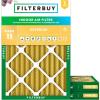 imageFilterbuy 175x235x2 Air Filter MERV 11 Allergen Defense 3Pack Pleated HVAC AC Furnace Air Filters Replacement Actual Size 1738 x 2338 x 175 Inches