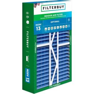 imageFilterbuy 10x17x2 Air Filter MERV 13 Optimal Defense 1Pack Pleated Outer Filters Replacement for WEN 3410902430272 Air Filtration System Actual Size 969 x 1656 x 175 Inches16x25x5 Actual 1538 x 2550 x 525