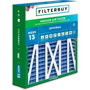 imageFilterbuy 10x17x2 Air Filter MERV 13 Optimal Defense 1Pack Pleated Outer Filters Replacement for WEN 3410902430272 Air Filtration System Actual Size 969 x 1656 x 175 Inches175x21x5