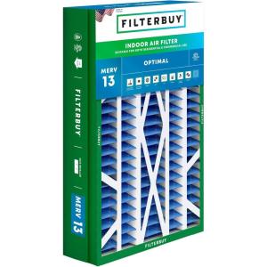 imageFilterbuy 10x17x2 Air Filter MERV 13 Optimal Defense 1Pack Pleated Outer Filters Replacement for WEN 3410902430272 Air Filtration System Actual Size 969 x 1656 x 175 Inches145x27x5