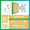 imageFilterbuy 10x10x4 Air Filter MERV 11 MPR 1200 Allergen Defense Replacement 6Pack Electrostatic Pleated HVAC AC Furnace Filters Made in USA Actual Size 950 x 950 x 363