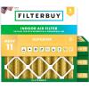 imageFilterbuy 14x14x4 Air Filter MERV 11 Allergen Defense 4Pack Pleated HVAC AC Furnace Air Filters Replacement Actual Size 1350 x 1350 x 363 Inches