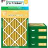 imageFilterbuy 14x24x4 Air Filter MERV 11 Allergen Defense 4Pack Pleated HVAC AC Furnace Air Filters Replacement Actual Size 1350 x 2350 x 363 Inches
