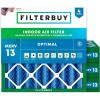 imageFilterbuy 16x16x4 Air Filter MERV 13 Optimal Defense 4Pack Pleated HVAC AC Furnace Air Filters Replacement Actual Size 1550 x 1550 x 363 Inches
