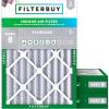 imageFilterbuy 1638x2138x4 Air Filter MERV 8 MPR 700 Dust Defense Replacement 3Pack Electrostatic Pleated HVAC AC Furnace Filters Made in USA Actual Size 1638 x 2138 x 363