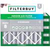 imageFilterbuy 1725x1725x4 Air Filter MERV 8 MPR 700 Dust Defense Replacement 5Pack Electrostatic Pleated HVAC AC Furnace Filters Made in USA Actual Size 1725 x 1725 x 363