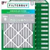 imageFilterbuy 10x15x2 Air Filter MERV 8 MPR 700 Dust Defense Replacement 12Pack Electrostatic Pleated HVAC AC Furnace Filters Made in USA Actual Size 950 x 1450 x 175