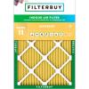 imageFilterbuy 10x16x1 Air Filter MERV 11 MPR 1200 Allergen Defense Replacement 1Pack Electrostatic Pleated HVAC AC Furnace Filters Made in USA Actual Size 950 x 1550 x 075