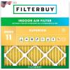 imageFilterbuy 115x115x1 Air Filter MERV 11 MPR 1200 Allergen Defense Replacement 1Pack Electrostatic Pleated HVAC AC Furnace Filters Made in USA Actual Size 1150 x 1150 x 075