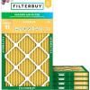 imageFilterbuy 125x21x1 Air Filter MERV 11 MPR 1200 Allergen Defense Replacement 5Pack Electrostatic Pleated HVAC AC Furnace Filters Made in USA Actual Size 1250 x 2100 x 075