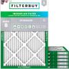imageFilterbuy 165x21x1 Air Filter MERV 8 MPR 700 Dust Defense Replacement 6Pack Electrostatic Pleated HVAC AC Furnace Filters Made in USA Actual Size 1650 x 2050 x 075