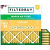 imageFilterbuy 2125x2125x1 Air Filter MERV 11 MPR 1200 Allergen Defense Replacement 6Pack Electrostatic Pleated HVAC AC Furnace Filters Made in USA Actual Size 2125 x 2125 x 075