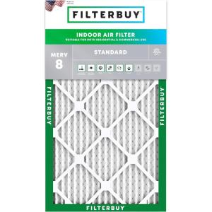 imageFilterbuy 1125x2325x1 Air Filter MERV 8 MPR 700 Dust Defense Replacement 1Pack Electrostatic Pleated HVAC AC Furnace Filters Made in USA Actual Size 1125 x 2325 x 075
