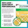 imageFilterbuy 12x22x4 Air Filter MERV 11 MPR 1200 Allergen Defense Replacement 12Pack Electrostatic Pleated HVAC AC Furnace Filters Made in USA Actual Size 1200 x 2200 x 363