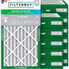 imageFilterbuy 15x30x4 Air Filter MERV 8 MPR 700 Dust Defense Replacement 12Pack Electrostatic Pleated HVAC AC Furnace Filters Made in USA Actual Size 1450 x 2950 x 363