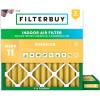 imageFilterbuy 12x12x2 Air Filter MERV 11 MPR 1200 Allergen Defense Replacement 2Pack Electrostatic Pleated HVAC AC Furnace Filters Made in USA Actual Size 1150 x 1150 x 175