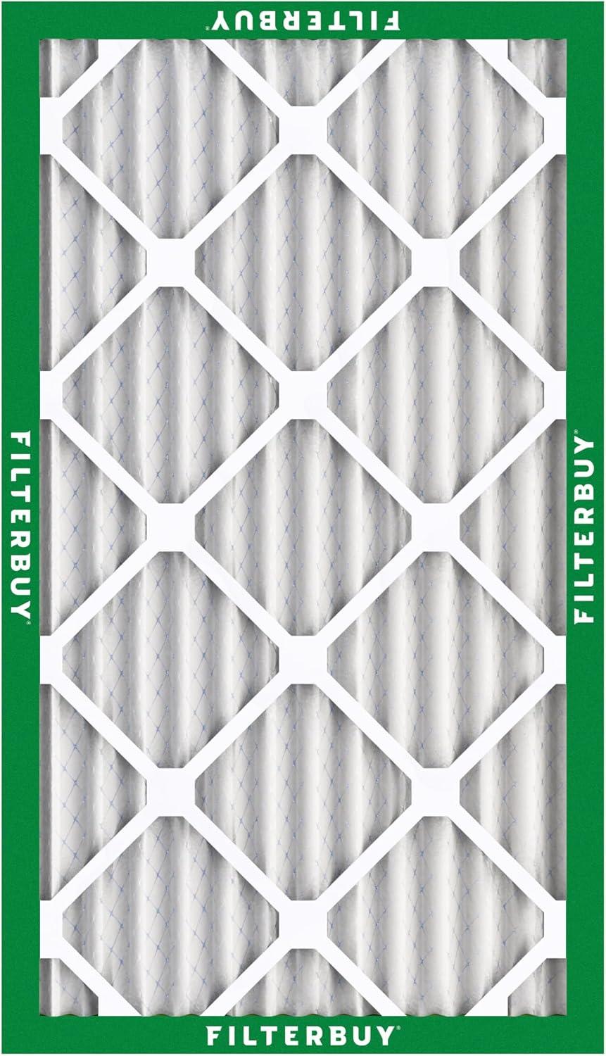 imageFilterbuy 13x215x2 Air Filter MERV 8 MPR 700 Dust Defense Replacement 2Pack Electrostatic Pleated HVAC AC Furnace Filters Made in USA Actual Size 1300 x 2150 x 175