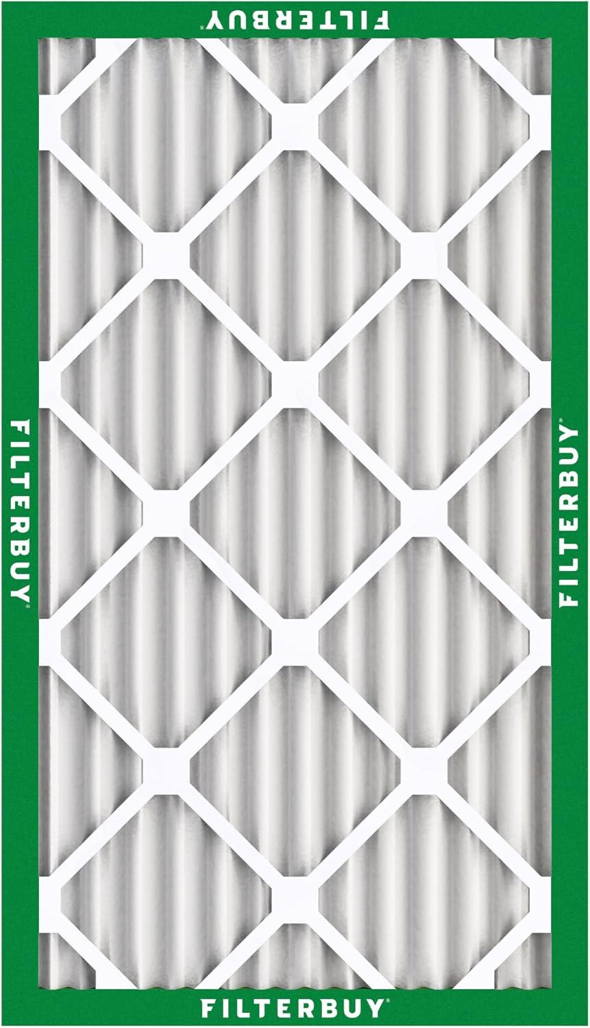 imageFilterbuy 14x30x2 Air Filter MERV 8 MPR 700 Dust Defense Replacement 1Pack Electrostatic Pleated HVAC AC Furnace Filters Made in USA Actual Size 1350 x 2950 x 175