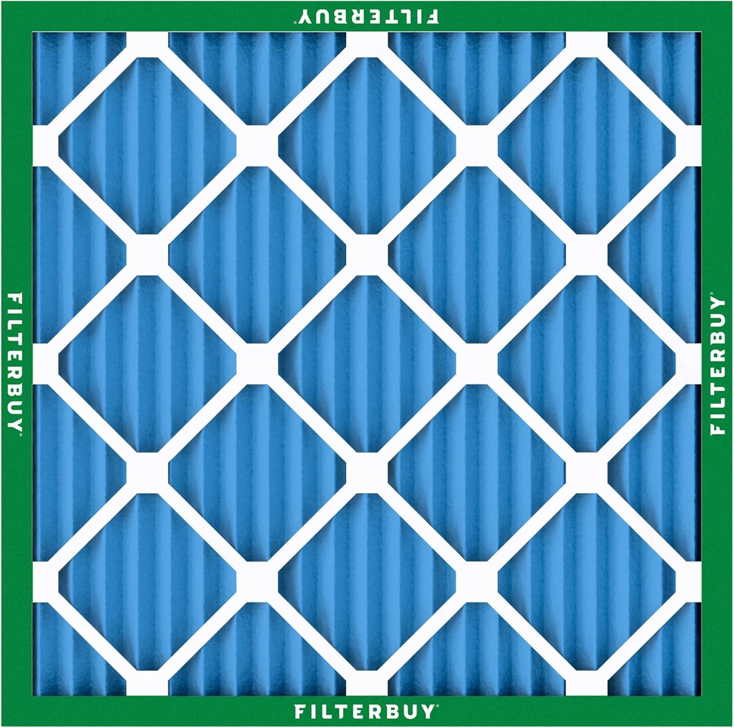 imageFilterbuy 15x15x1 Air Filter MERV 13 MPR 1900 Health Defense Replacement 12Pack Electrostatic Pleated HVAC AC Furnace Filters Made in USA Actual Size 1500 x 1500 x 075