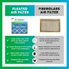 imageFilterbuy 15x305x1 Air Filter MERV 13 MPR 1900 Health Defense Replacement 5Pack Electrostatic Pleated HVAC AC Furnace Filters Made in USA Actual Size 1500 x 3050 x 075