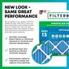 imageFilterbuy 10x30x2 Air Filter MERV 13 MPR 1900 Health Defense Replacement 3Pack Electrostatic Pleated HVAC AC Furnace Filters Made in USA Actual Size 950 x 2950 x 175