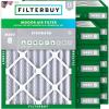 imageFilterbuy 14x18x4 Air Filter MERV 8 Essential Dust ampamp Allergy Defense 12Pack Electrostatic Pleated HVAC AC Furnace Filters Replacement Made in USA Actual Size 1350 x 1750 x 363