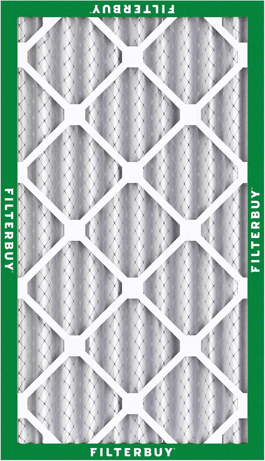 imageFilterbuy 14x22x4 Air Filter MERV 8 Essential Dust ampamp Allergy Defense 2Pack Electrostatic Pleated HVAC AC Furnace Filters Replacement Made in USA Actual Size 1400 x 2200 x 363