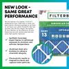 imageFilterbuy 20x24x2 Air Filter MERV 13 Optimal Smoke amp Allergy Defense 4Pack Electrostatic Pleated HVAC AC Furnace Filters Replacement Made in USA Actual Size 1938 x 2338 x 17512x24x2