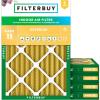 imageFilterbuy 215x26x2 Air Filter MERV 11 Superior Pet amp Allergy Defense 5Pack Electrostatic Pleated HVAC AC Furnace Filters Replacement Made in USA Actual Size 2150 x 2600 x 175