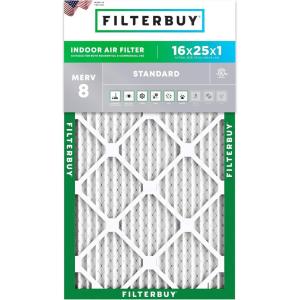 imageFilterbuy 24x30x2 Air Filter MERV 8 Essential Dust amp Allergy Defense 1Pack Electrostatic Pleated HVAC AC Furnace Filters Replacement Made in USA Actual Size 2350 x 2950 x 17516x25x1