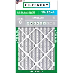 imageFilterbuy 24x30x2 Air Filter MERV 8 Essential Dust amp Allergy Defense 1Pack Electrostatic Pleated HVAC AC Furnace Filters Replacement Made in USA Actual Size 2350 x 2950 x 17516x25x4
