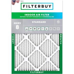 imageFilterbuy 24x30x2 Air Filter MERV 8 Essential Dust amp Allergy Defense 1Pack Electrostatic Pleated HVAC AC Furnace Filters Replacement Made in USA Actual Size 2350 x 2950 x 17512x18x1